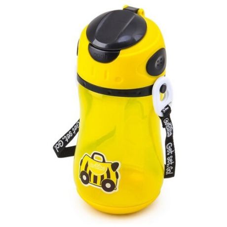 Поильник с трубочкой Trunki Пчела, 400 мл желтый