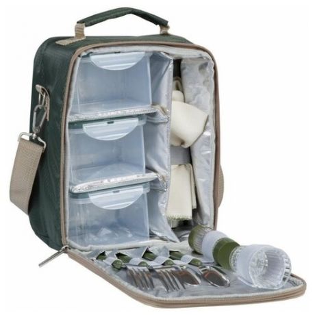 Набор для пикника Camping World River Lunch, 13 предметов оливковый