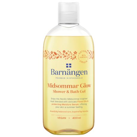 Гель для душа и ванны Barnangen Midsommar glow, 400 мл