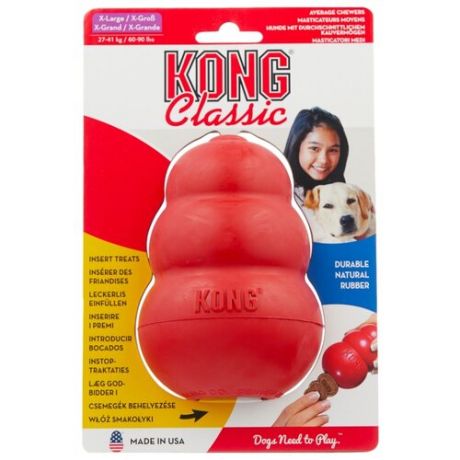 Игрушка для собак KONG Classic XL (KXL) красный
