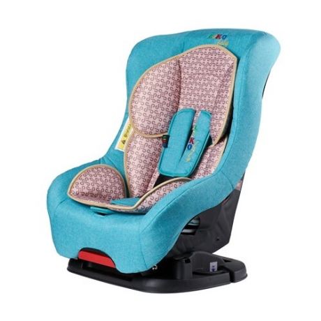 Автокресло группа 1 (9-18 кг) Liko Baby LB-302, волна/лен