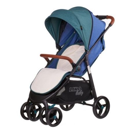 Прогулочная коляска Liko Baby AU-208 голубой