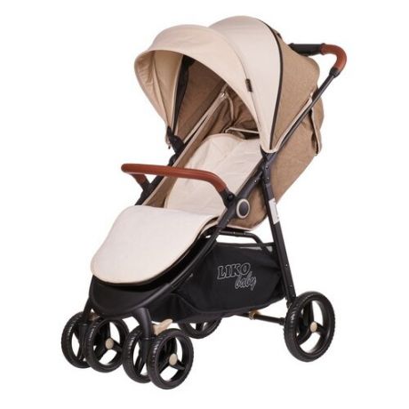 Прогулочная коляска Liko Baby AU-208 бежевый