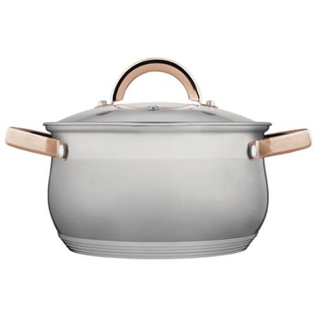 Кастрюля Verloni Тоскана VL-ST4I2S92 2,1 л, серебристый/золотистый