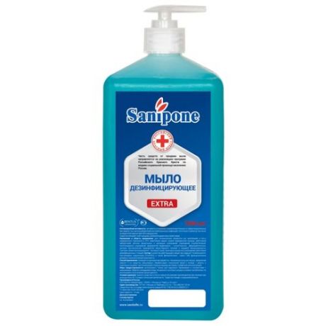 Мыло жидкое Sanipone Extra с ароматом Морской свежести, 1 л