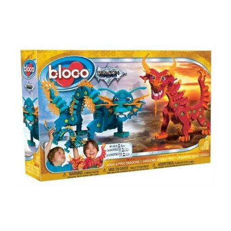 Конструктор Bloco Dragon 35001 Огненный и водяной драконы