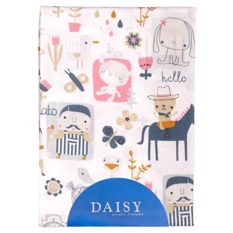 Многоразовые пеленки Daisy хлопок 90x150 лошадки