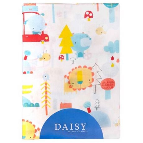 Многоразовые пеленки Daisy хлопок 90x150 машинки