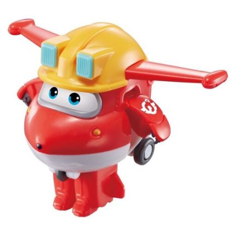 Трансформер Auldey SUPER WINGS Джетт Мини (команда Строителей) красный/желтый