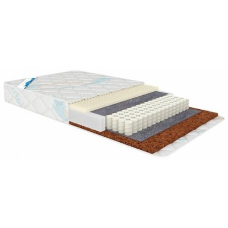 Матрас детский Афалина Анатомик Relax Lanolin 60x120 пружинный белый