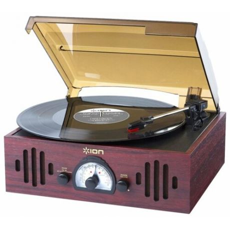 Виниловый проигрыватель Ion Trio LP коричневый