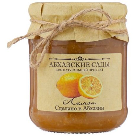 Джем Абхазские сады Лимон, банка 300 г