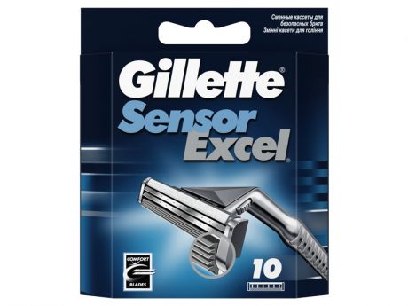 Сменные кассеты Gillette SensorExcel 10шт 3014260245832