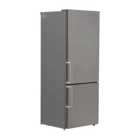 Холодильник HYUNDAI CC4553F, двухкамерный, нержавеющая сталь