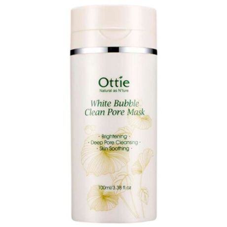 Ottie Кислородная маска для очищения пор White Bubble Clean Pore Mask, 100 мл