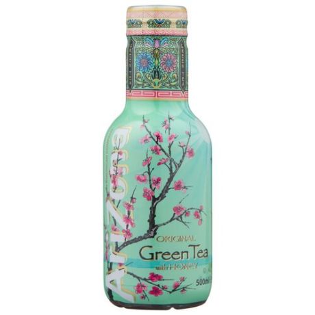 Чай AriZona Green Tea with Ginseng and Honey, ПЭТ, 0.5 л