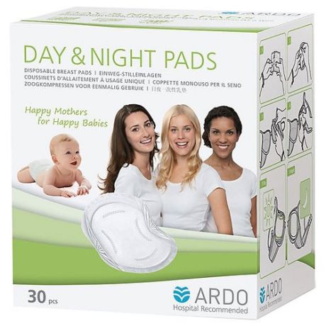 Ardo Прокладки для бюстгальтера Day & Night Pads 30 шт.