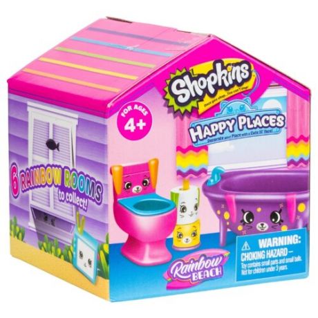 Игровой набор Moose Shopkins Happy Places - Радужные комнаты 56982