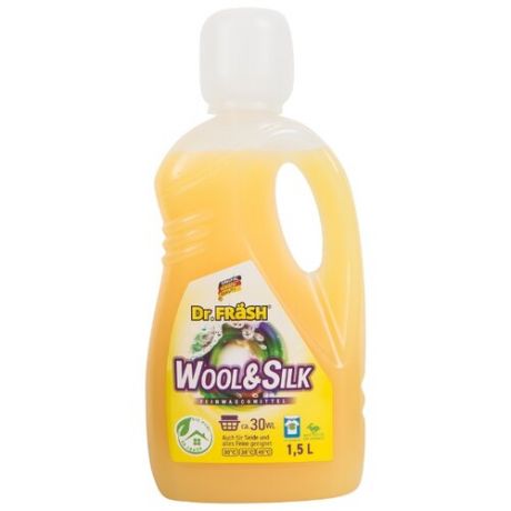 Гель Dr. Frash Wool & Silk для деликатных тканей, 1.5 л, бутылка