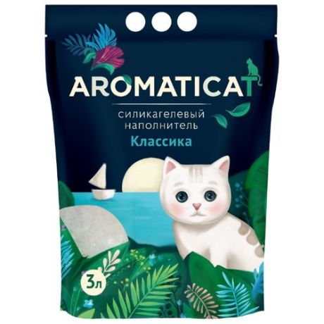 Впитывающий наполнитель AromatiCat Силикагелевый Классика 3 л