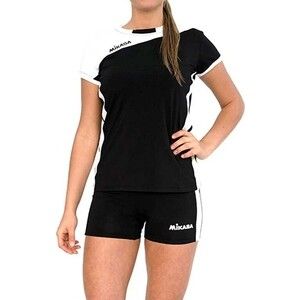 Форма волейбольная женская Mikasa жен., арт. MT376-046-XL, р. XL, 100% полиэстер, бело-черный