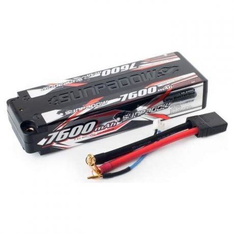 Аккумулятор Sunpadow Sunpadow Li-Po 7.4V 7600 45C S TRX plug - SP-7600-2-45C-S-T