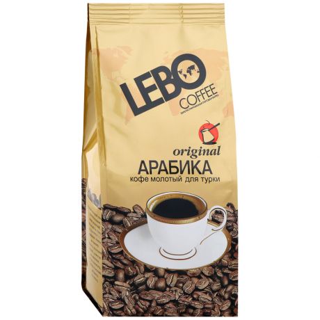 Кофе Lebo Original средняя обжарка молотый для турки 200 г