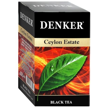 Чай Denker Ceylon Estate, 20пак*2г
