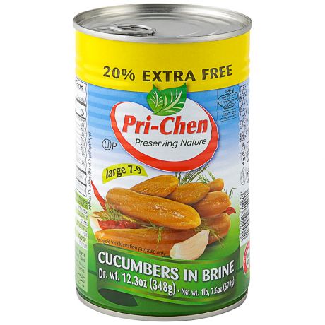 Огурцы Pri-Chen соленые 7-9 см 670 г