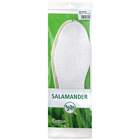 Стельки для обуви универсальные Salamander Cotton хлопок-латекс 1 пара
