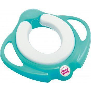 Сиденье на унитаз OK Baby Pinguo Soft, цвет: бирюзовый