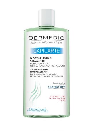 Dermedic Капиларте Нормализирующий шампунь для жирных волос с проблемой выпадения 300 мл (Dermedic, Capilarte)