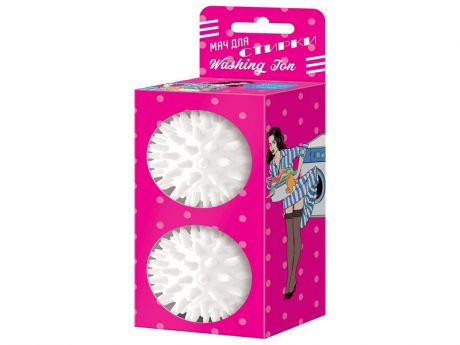 Мяч для стирки Альпина Пласт Washing Ton 2шт White 8010021213