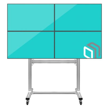 Подставка для телевизора ONKRON FSPRO2L-22, 40-55", напольный, мобильный