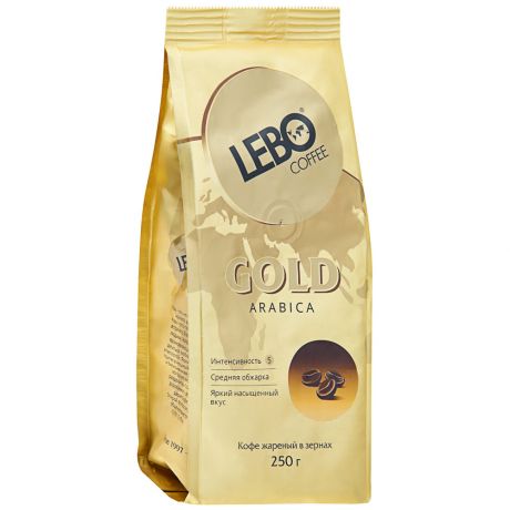 Кофе Lebo Gold Арабика в зернах 250 г