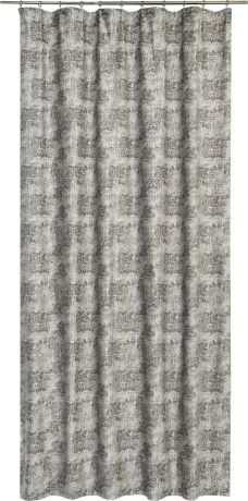 Штора на ленте блэкаут «Мрамор» 160x280 см цвет серый