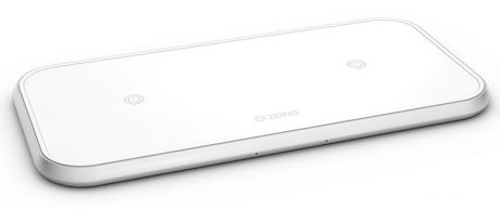 Беспроводное зарядное устройство Zens Dual Aluminium Wireless Charger (белый)