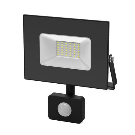 Прожектор cветодиодный Gauss Elementary-S 20 Вт 175-265 В IP65 6500 К холодный свет с датчиком движения черный