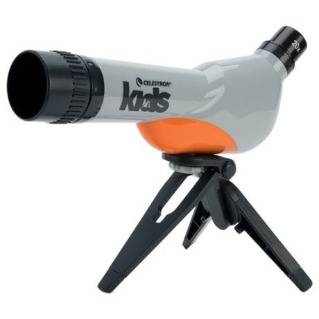 Зрительная труба Celestron Kids 30mm белый/оранжевый