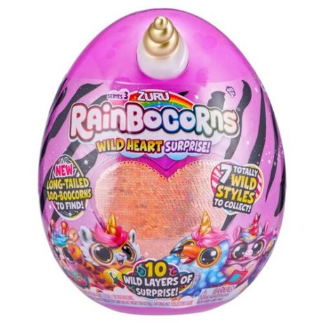 Мягкая игрушка Zuru RainBoCorns в яйце (серия 3A)