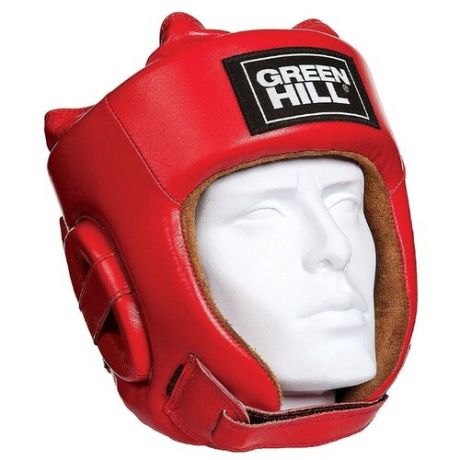 Шлем боксерский Green hill HGF-4013fs, р. M, красный