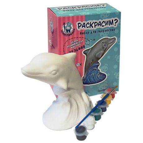 Игрографика Набор для творчества Раскрасим? Дельфин (IG-4420)
