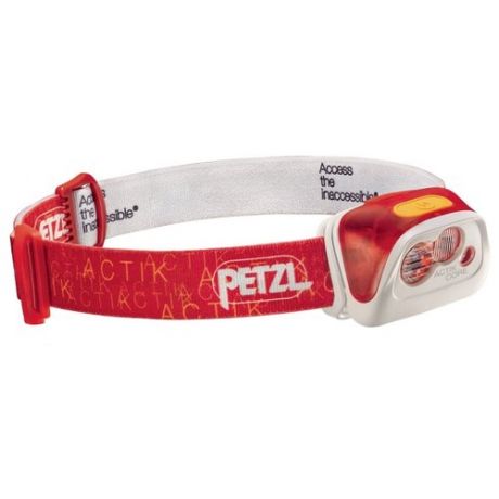 Налобный фонарь Petzl Actik Core красный/белый