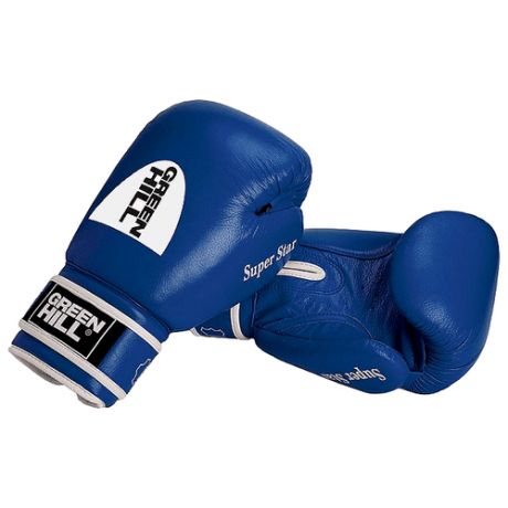 Боксерские перчатки Green hill Super Star (BGS-1213c) синий 12 oz