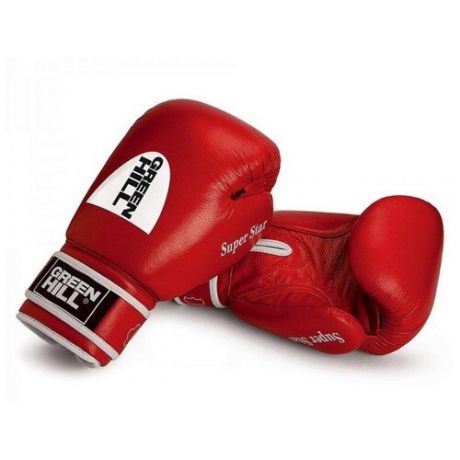 Боксерские перчатки Green hill Super Star (BGS-1213a) красный 12 oz
