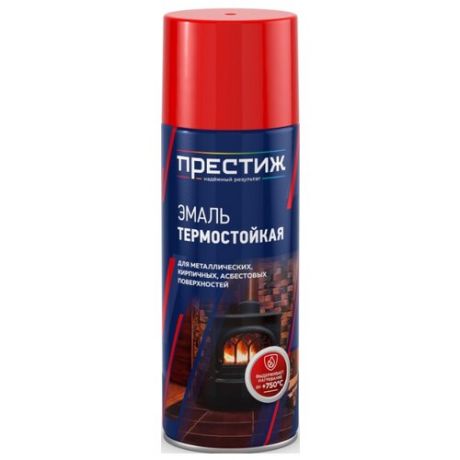 Эмаль ПРЕСТИЖ термостойкая серебристый 425 мл