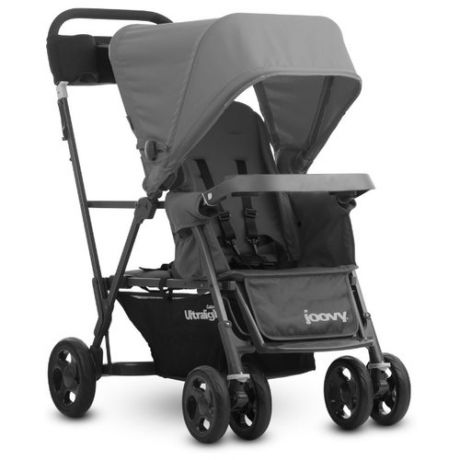 Прогулочная коляска Joovy Caboose Ultralight Graphite серый