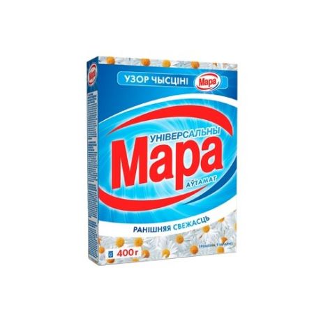 Стиральный порошок Мара Утренняя свежесть (автомат), картонная пачка, 0.4 кг