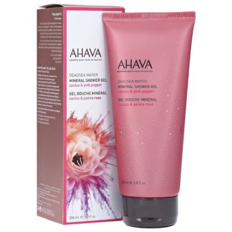 Гель для душа AHAVA Deadsea water Cactus & pink pepper, 200 мл