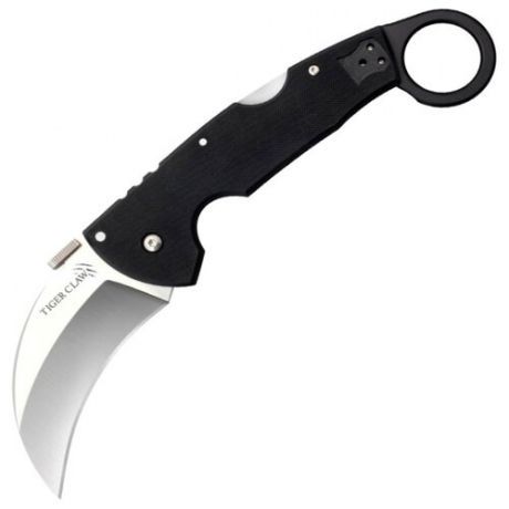 Нож складной Cold Steel Tiger Claw Plain Edge черный